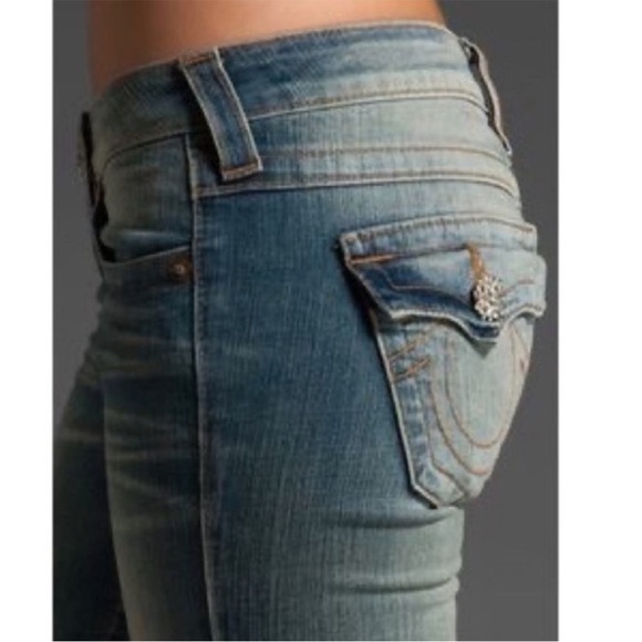 NWT. True Religion Rancher Raegan Reclaimed Flare Leg Jeans Women’s-27. - Picture 11 of 16